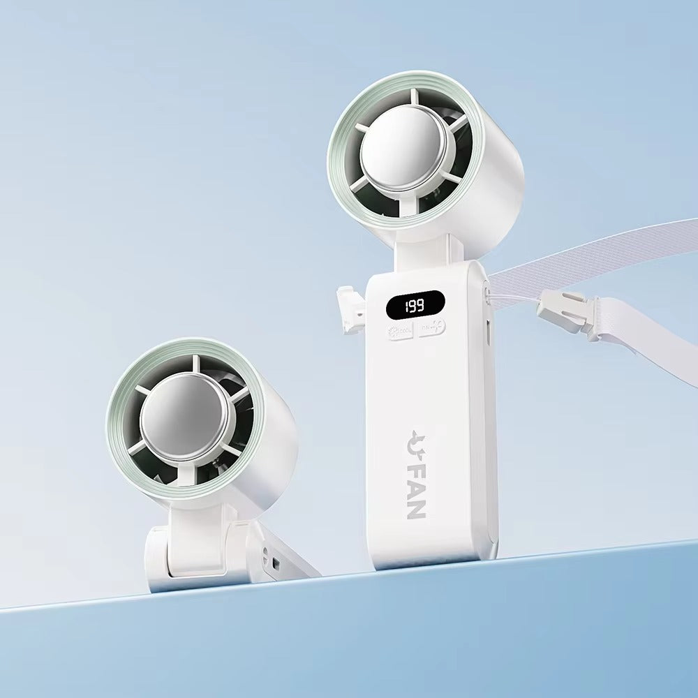 Ventilador de Mano Portátil Recargable y Potente