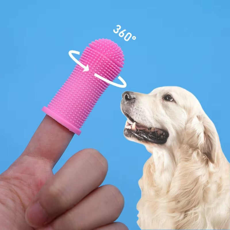 Cepillo Dental para Mascotas – Higiene Oral Segura y Suave