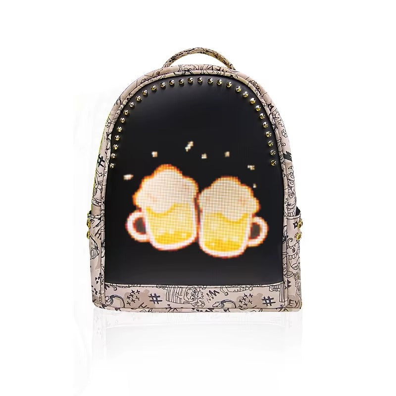 Mochila LED Inteligente con Pantalla Programable
