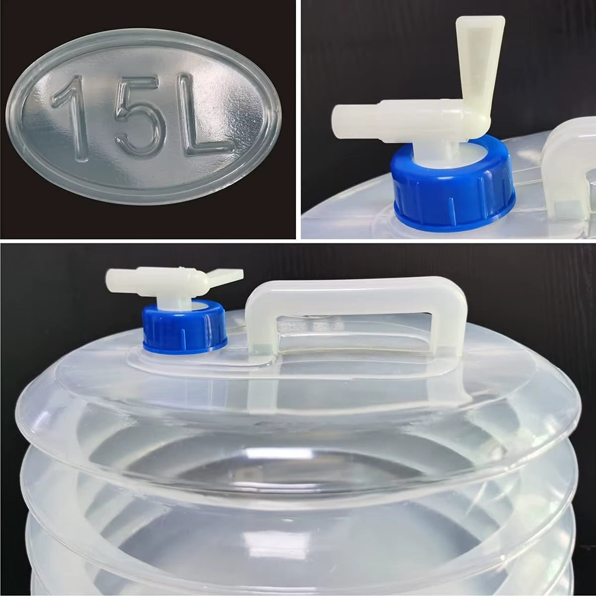 Contenedor Plegable de Agua – Portátil y Práctico