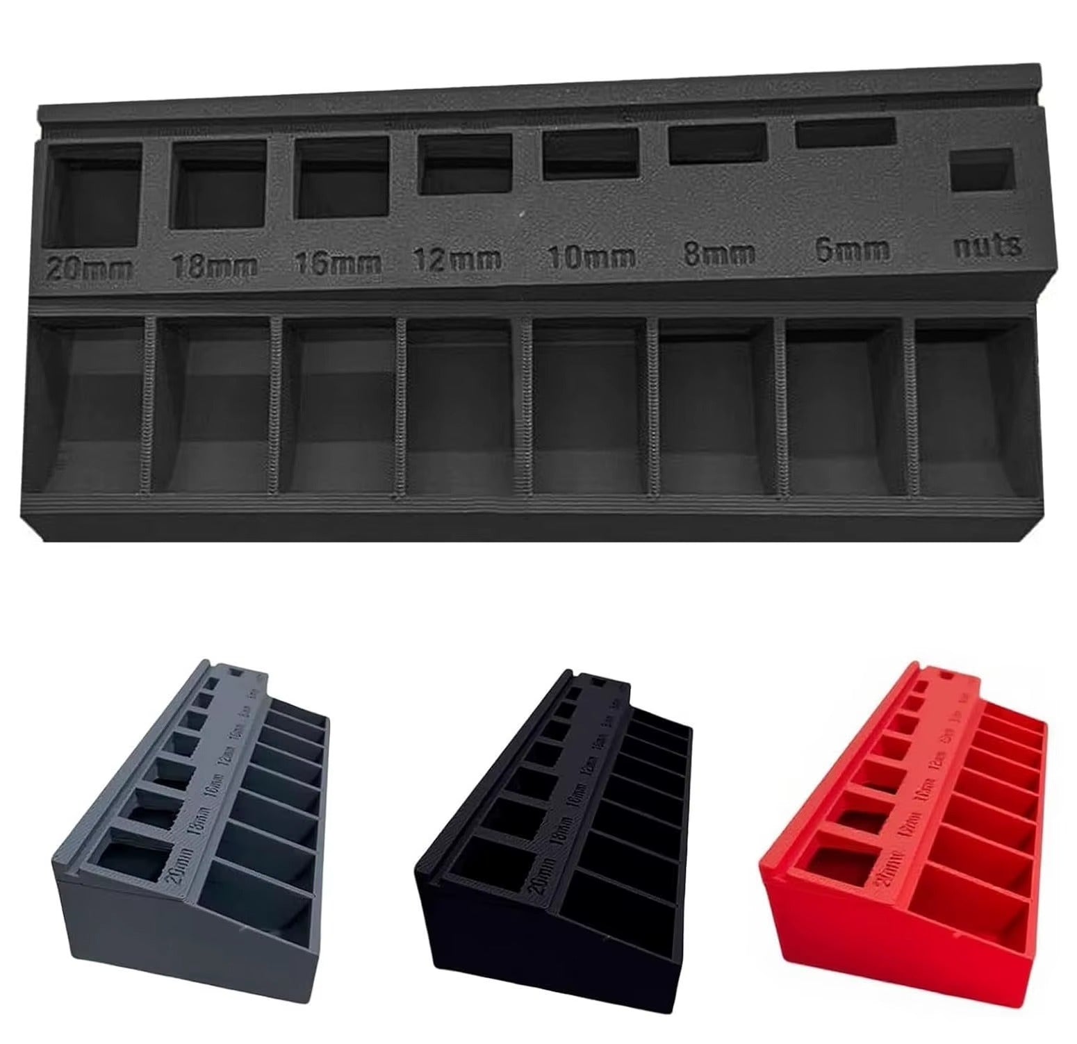 Organizador de tornillos y tuercas