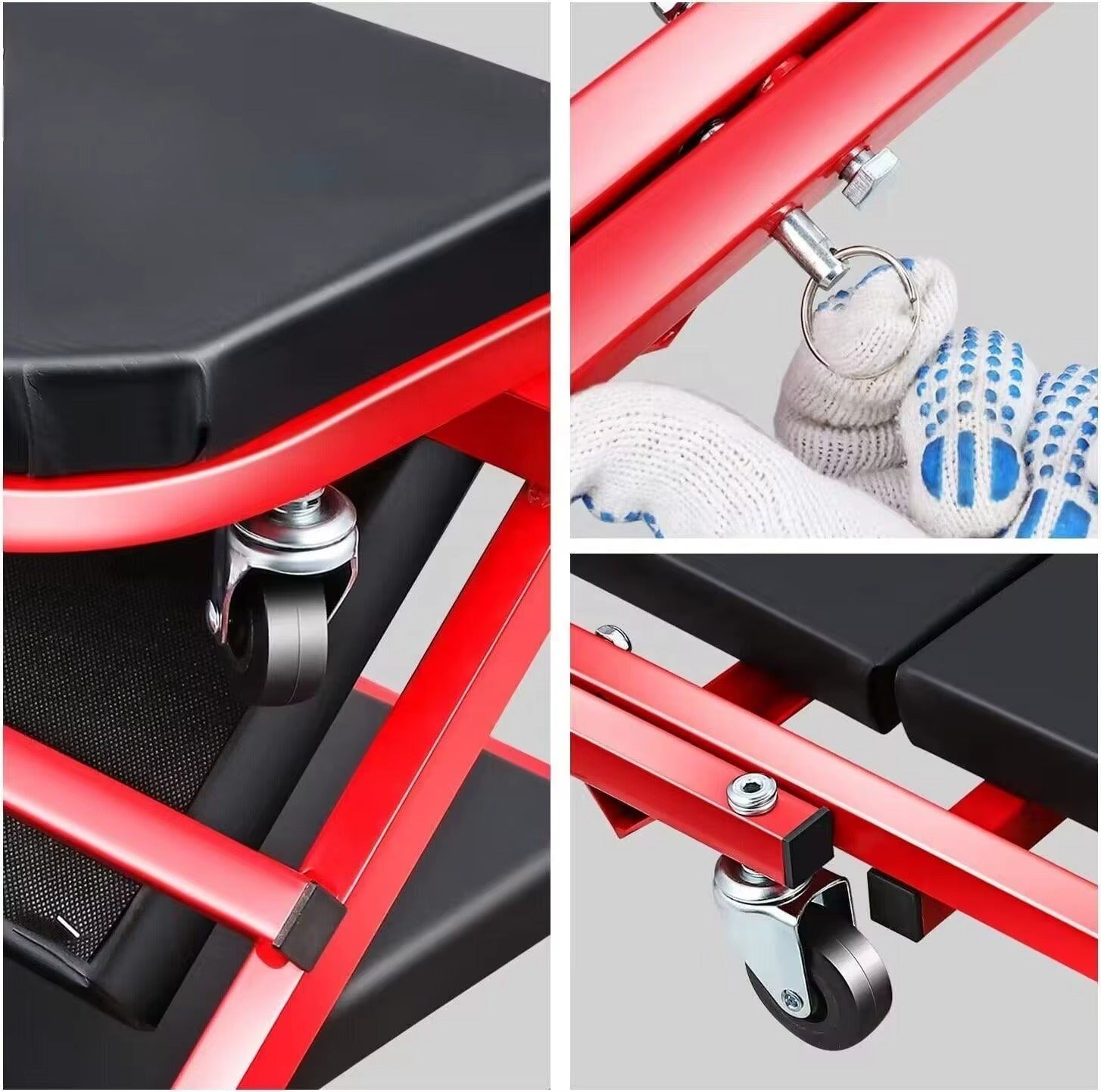 Silla de Mecánico Plegable – Comodidad y Funcionalidad para Trabajos en Auto