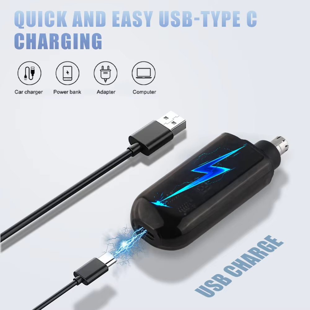 Recortador de Vello Nasal – Recargable y Seguro