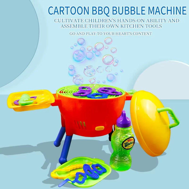Máquina de Burbujas Cartoon BBQ – Diversión Instantánea
