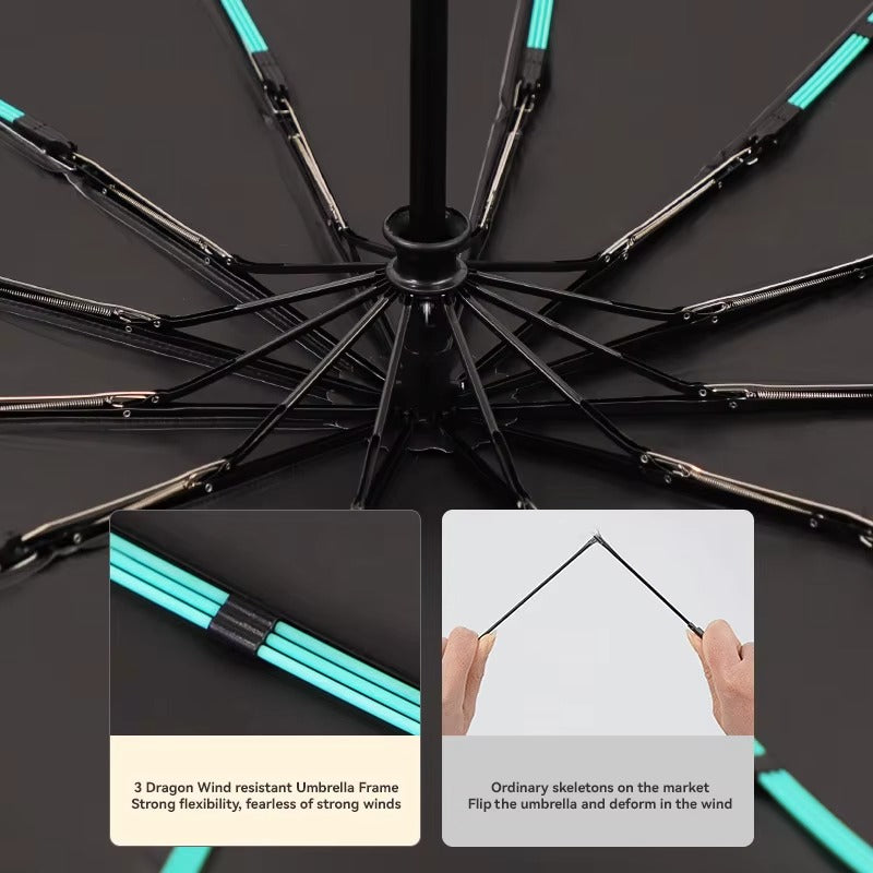 Paraguas/sombrilla automática moderna resistente