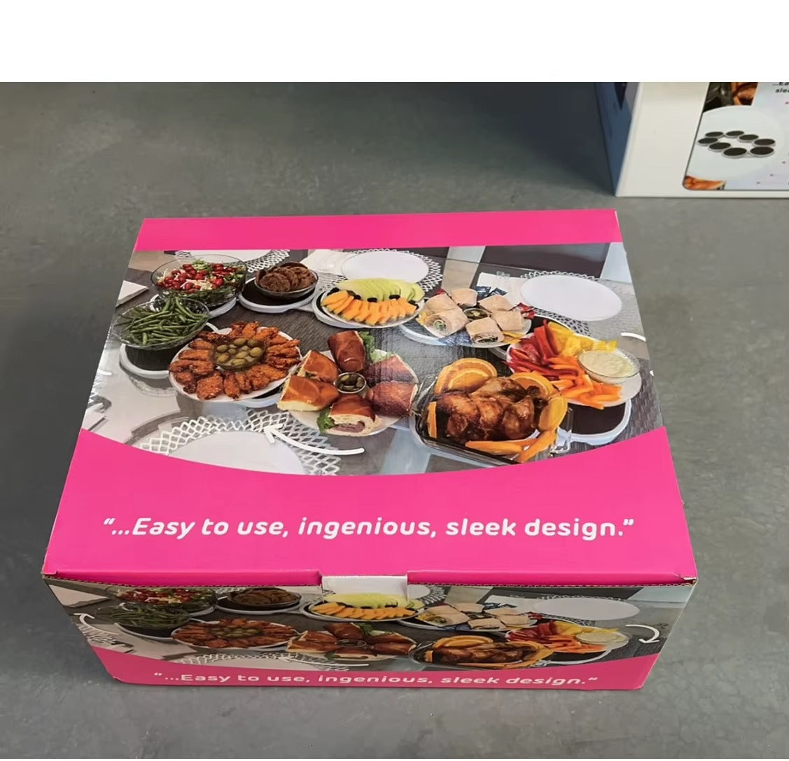 Bandeja Giratoria para Comidas Familiares
