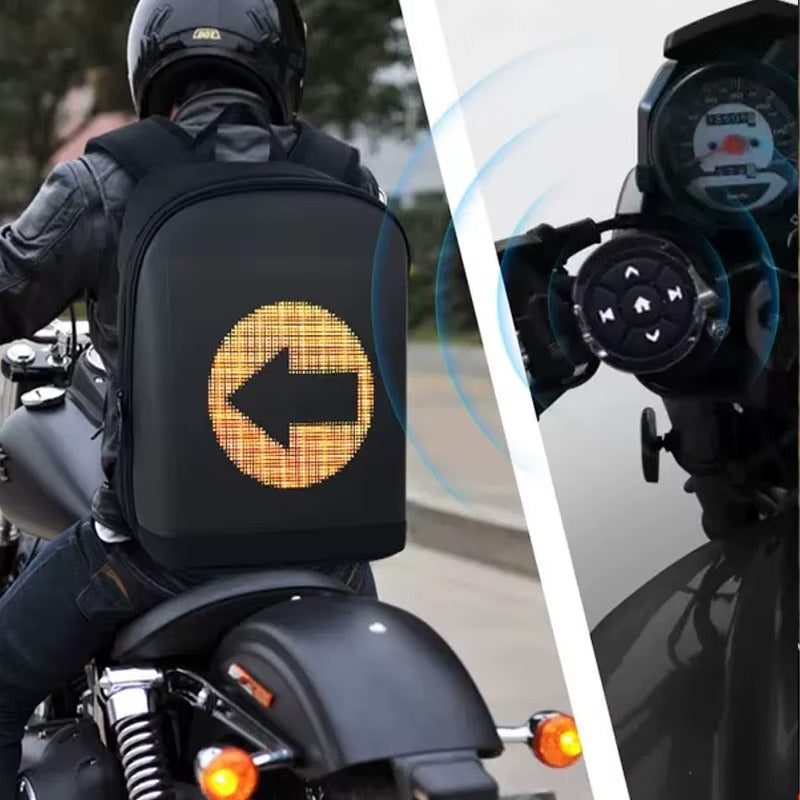 Mochila LED Inteligente con Pantalla Programable