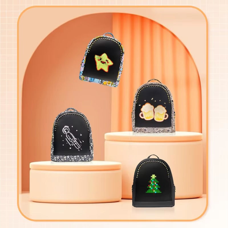 Mochila LED Inteligente con Pantalla Programable