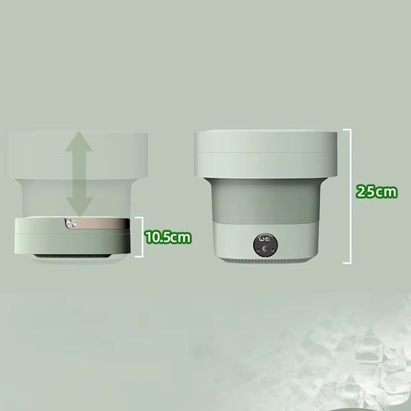 Lavadora Portátil Plegable con Limpieza Profunda