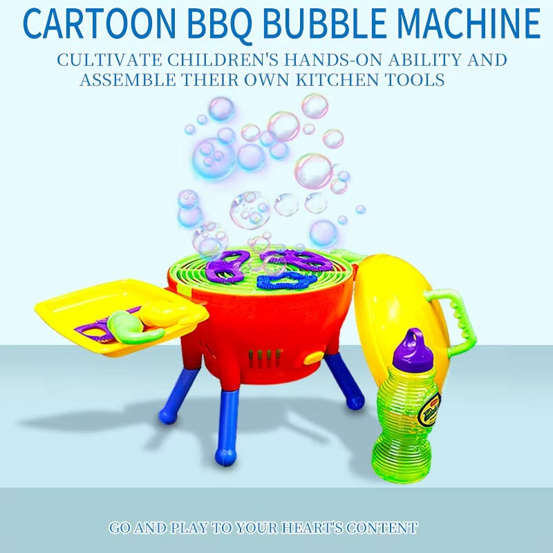 Máquina de Burbujas Cartoon BBQ – Diversión Instantánea