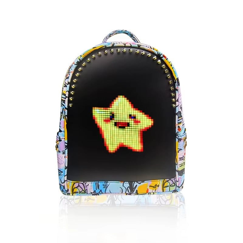 Mochila LED Inteligente con Pantalla Programable