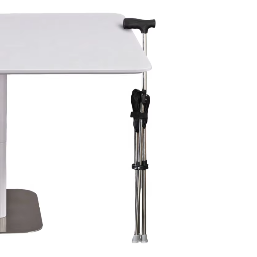 Silla y Bastón de Acero Inoxidable