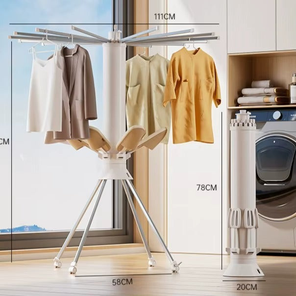 Tendedero Plegable de Ropa Multifuncional