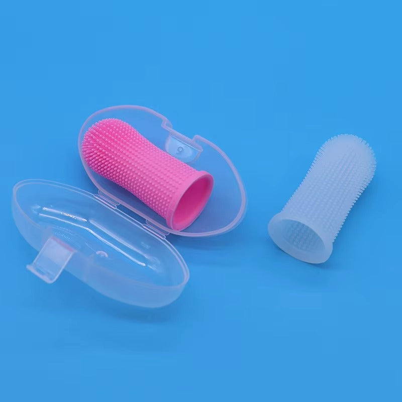 Cepillo Dental para Mascotas – Higiene Oral Segura y Suave