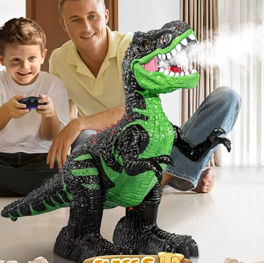 Dinosaurio a Control Remoto con Luz y Efecto de Humo