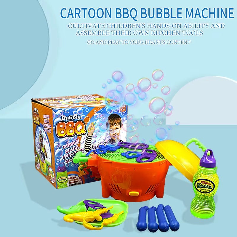 Máquina de Burbujas Cartoon BBQ – Diversión Instantánea